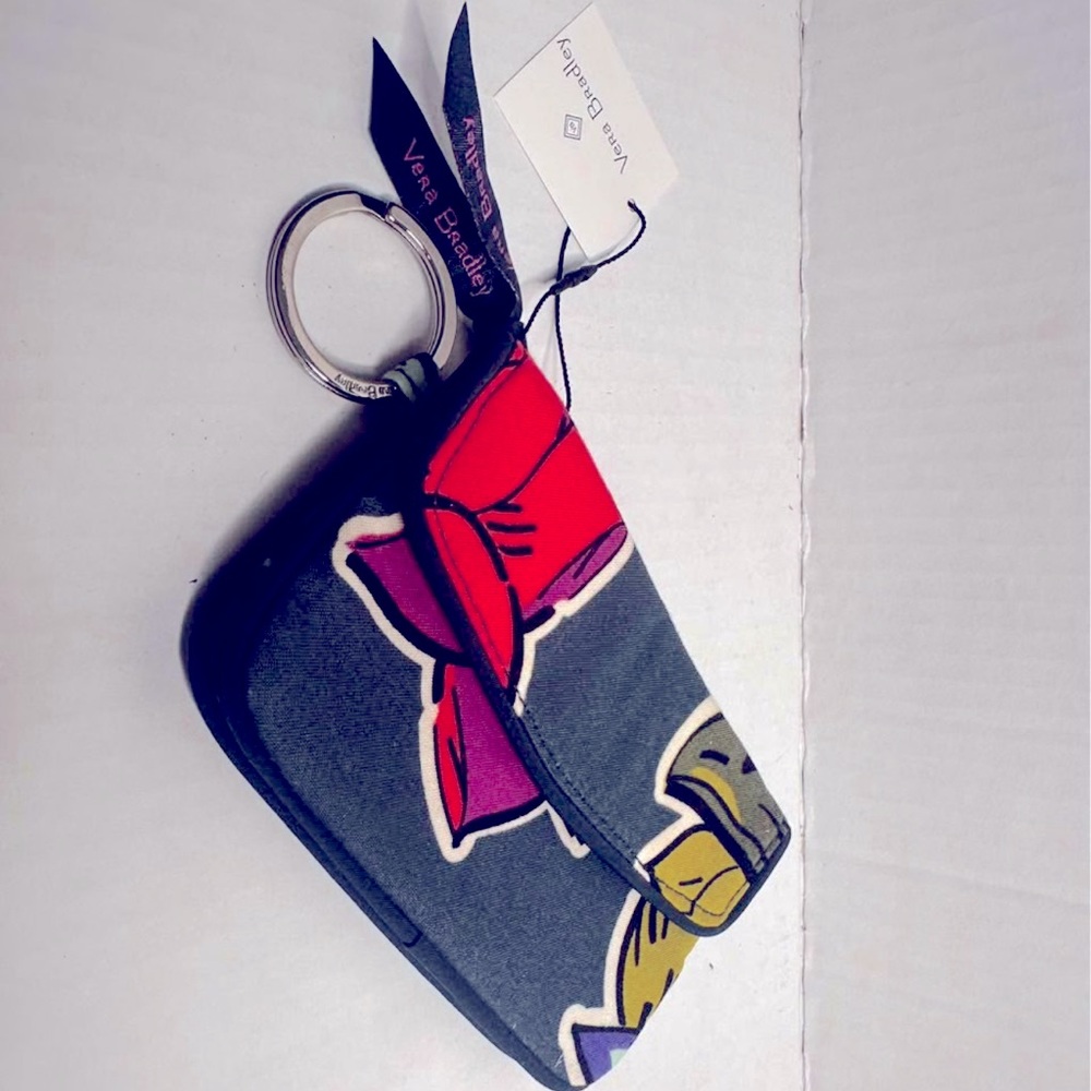 Vera Bradley Black Wallet with Key Ring